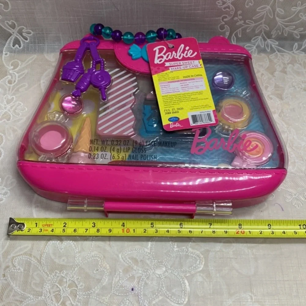 Barbie Super sweet make-up pink case Just Play 2018 expired